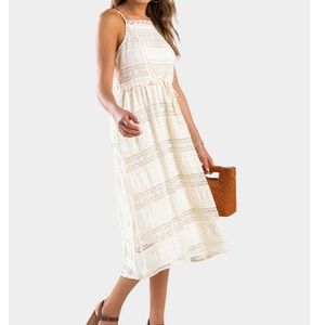 Evann Lace Midi Dress